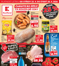 Akční leták Kaufland  Praha 3 - Jarov