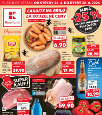 Akční leták Kaufland  Praha 3 - Jarov