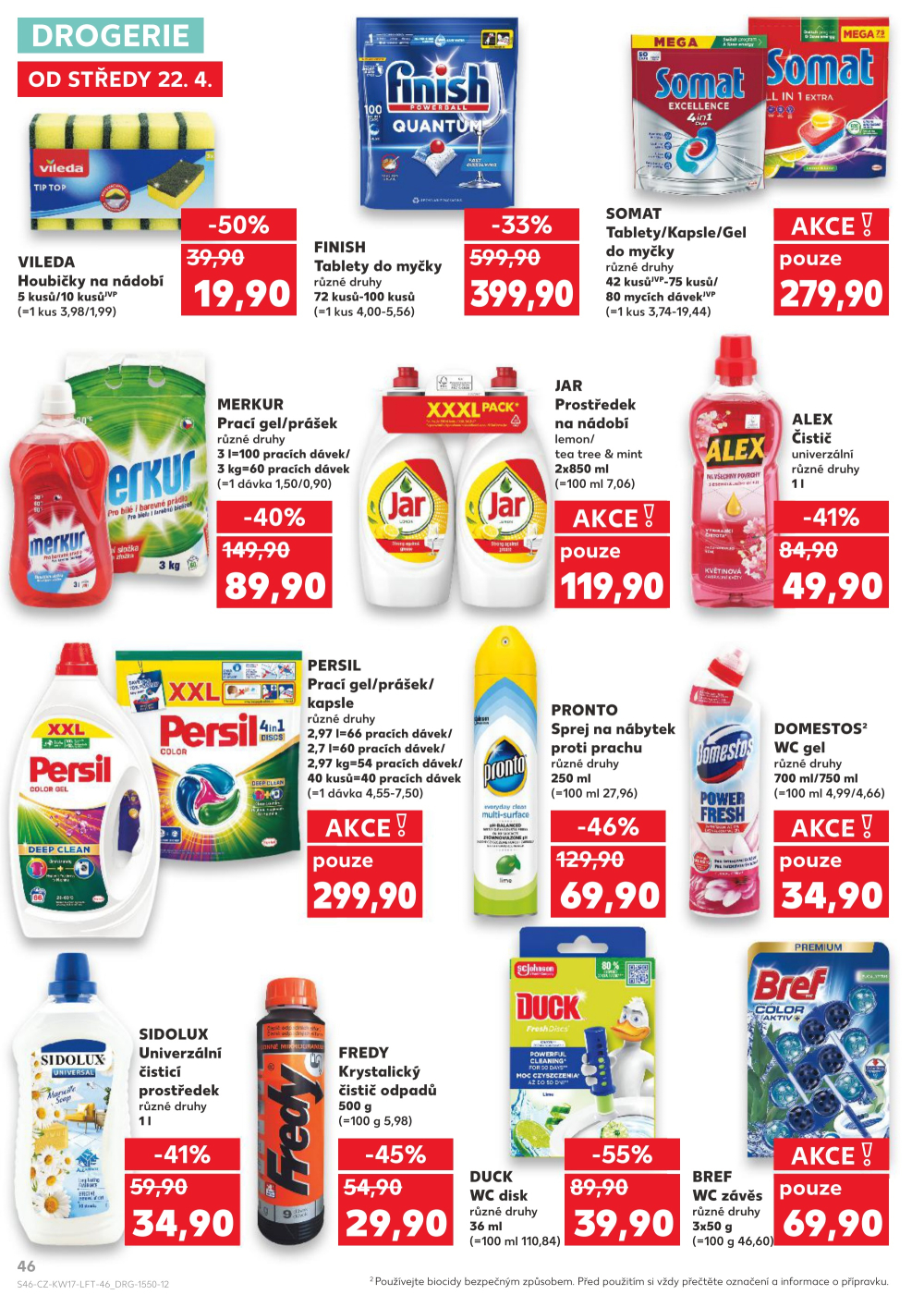 Leták Kaufland leták Praha 3 - Jarov - strana 46