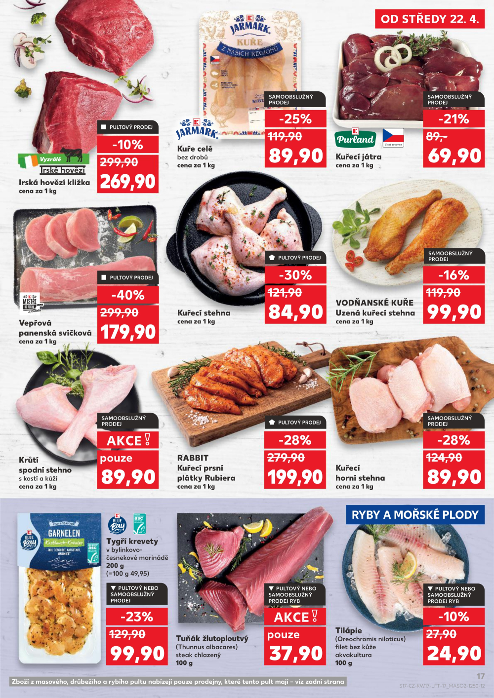 Leták Kaufland leták Poděbrady U Garáží - strana 17