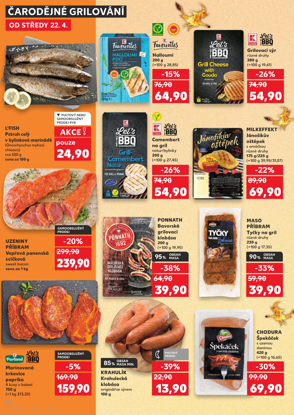 Leták Kaufland leták Poděbrady U Garáží - strana 20