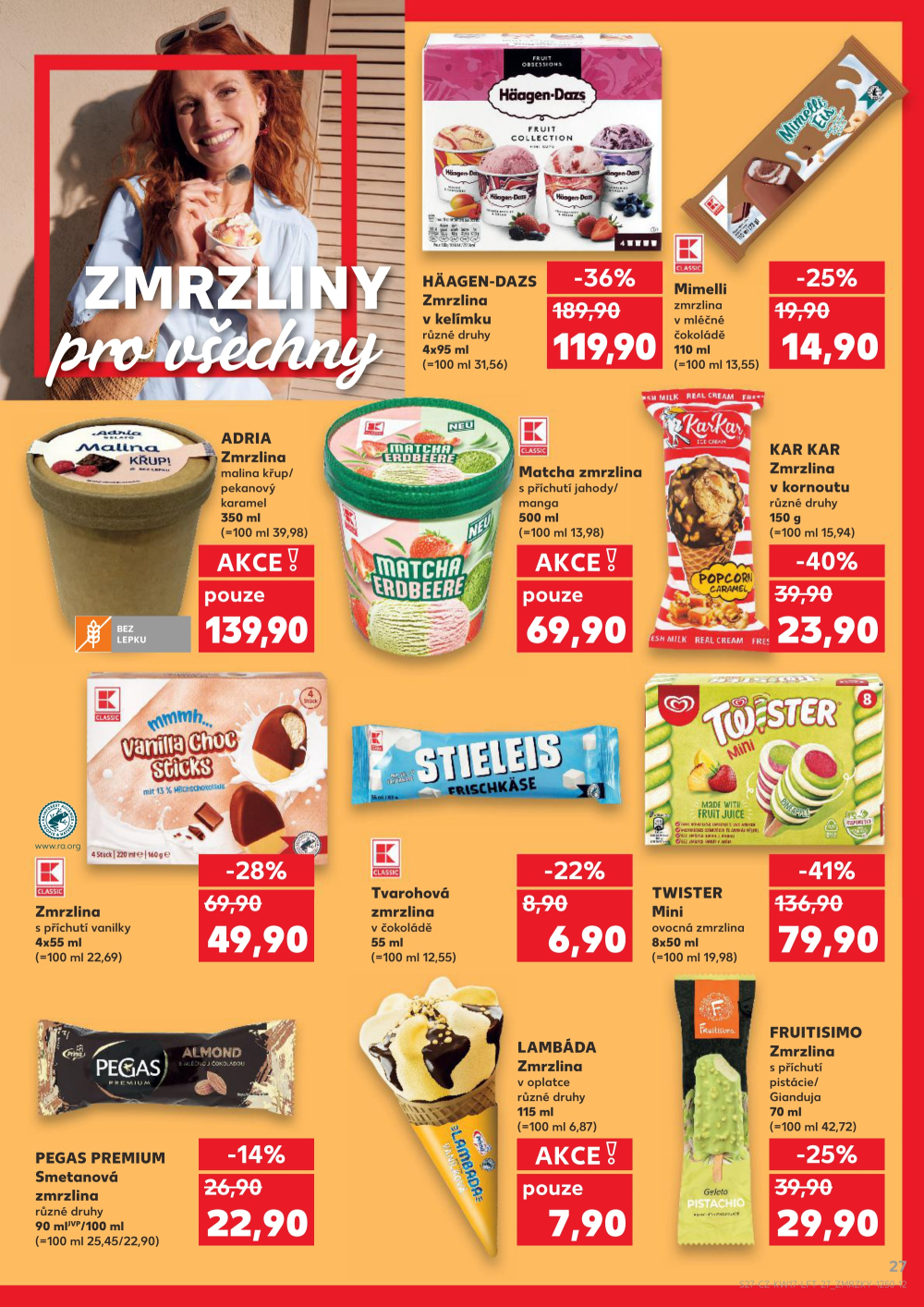 Leták Kaufland leták Poděbrady U Garáží - strana 27