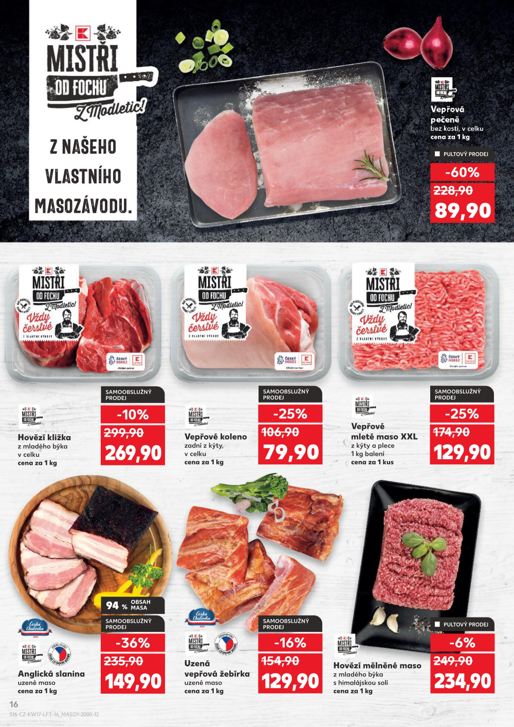 Leták Kaufland leták Olomouc, Štursova - strana 16