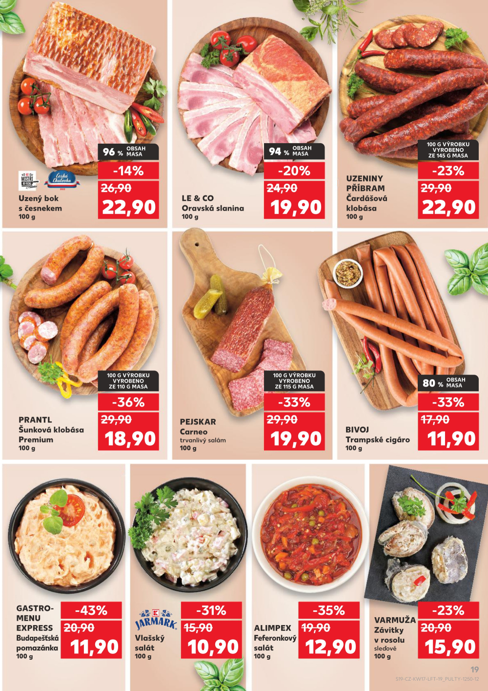 Leták Kaufland leták Olomouc, Štursova - strana 19
