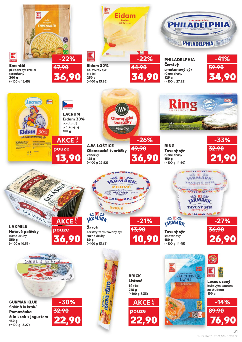 Leták Kaufland leták Olomouc, Štursova - strana 31