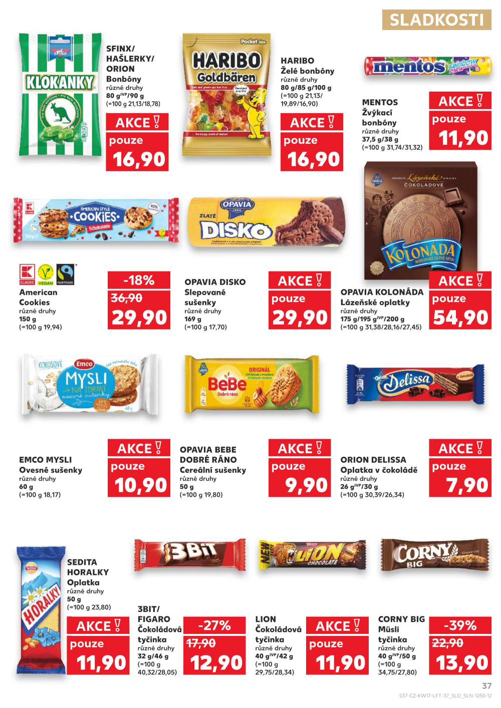Leták Kaufland leták Olomouc, Štursova - strana 37