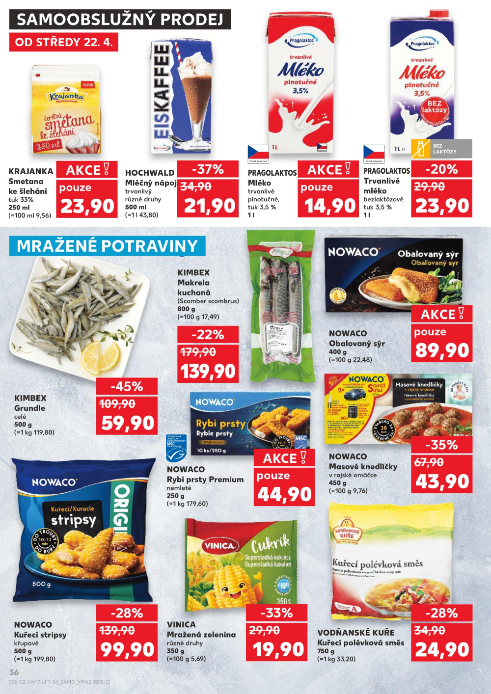 Leták Kaufland leták Boskovice - strana 36
