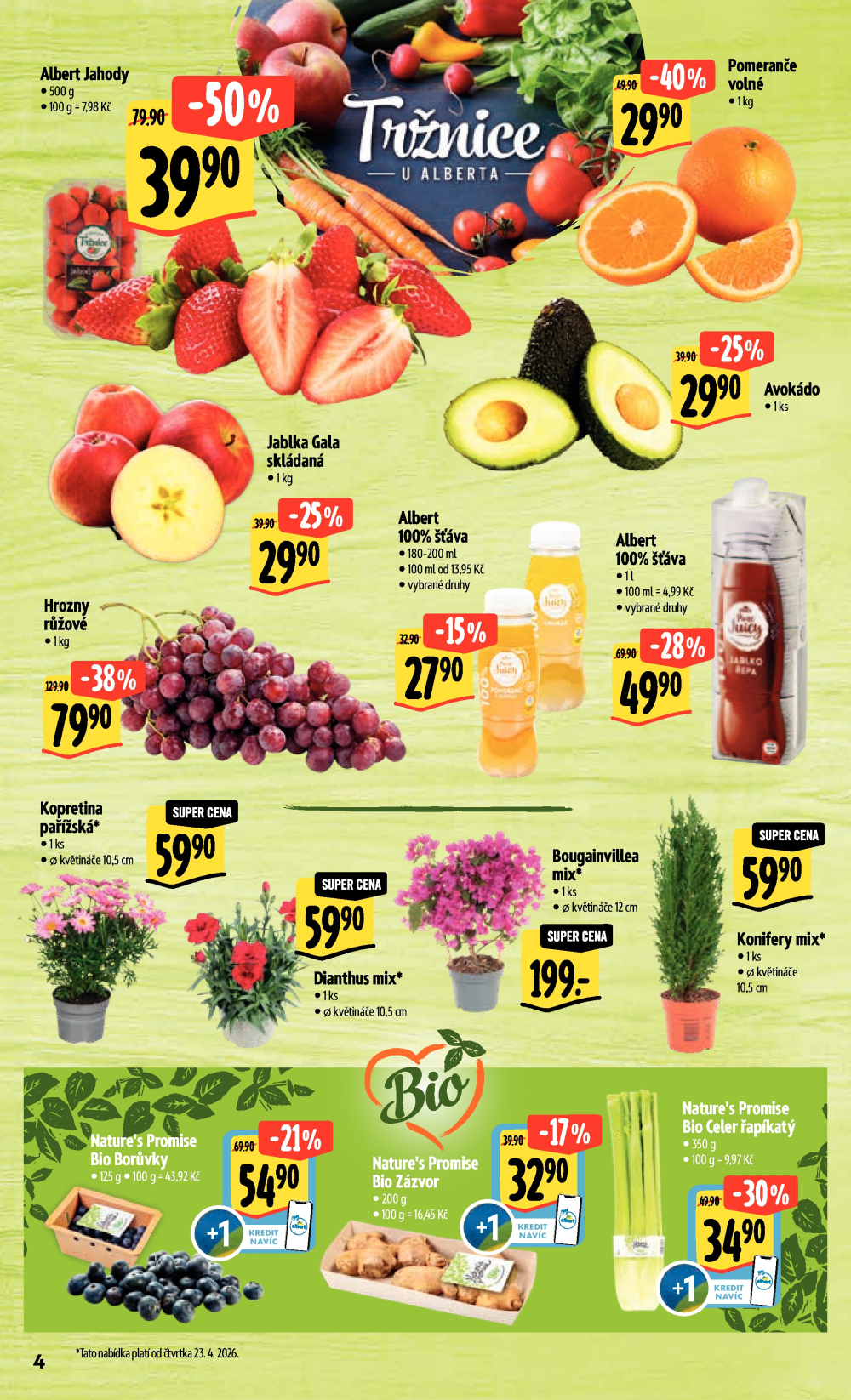 Leták Albert Hypermarket leták - Praha Galerie Harfa - strana 10