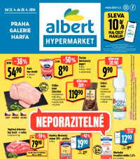 Akční leták Albert Hypermarket  - Praha Galerie Harfa