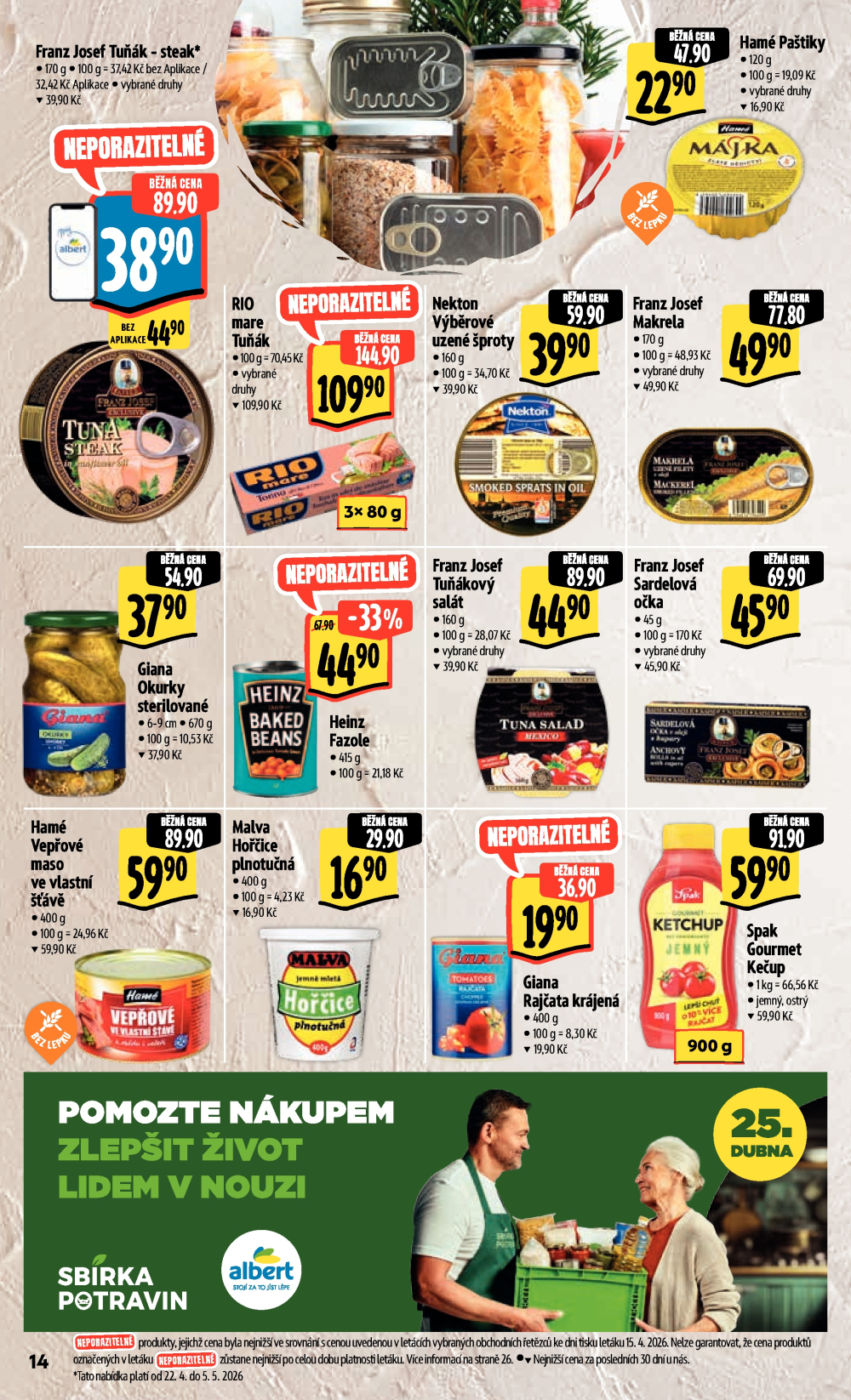 Leták Albert Hypermarket leták - Praha Galerie Harfa - strana 22