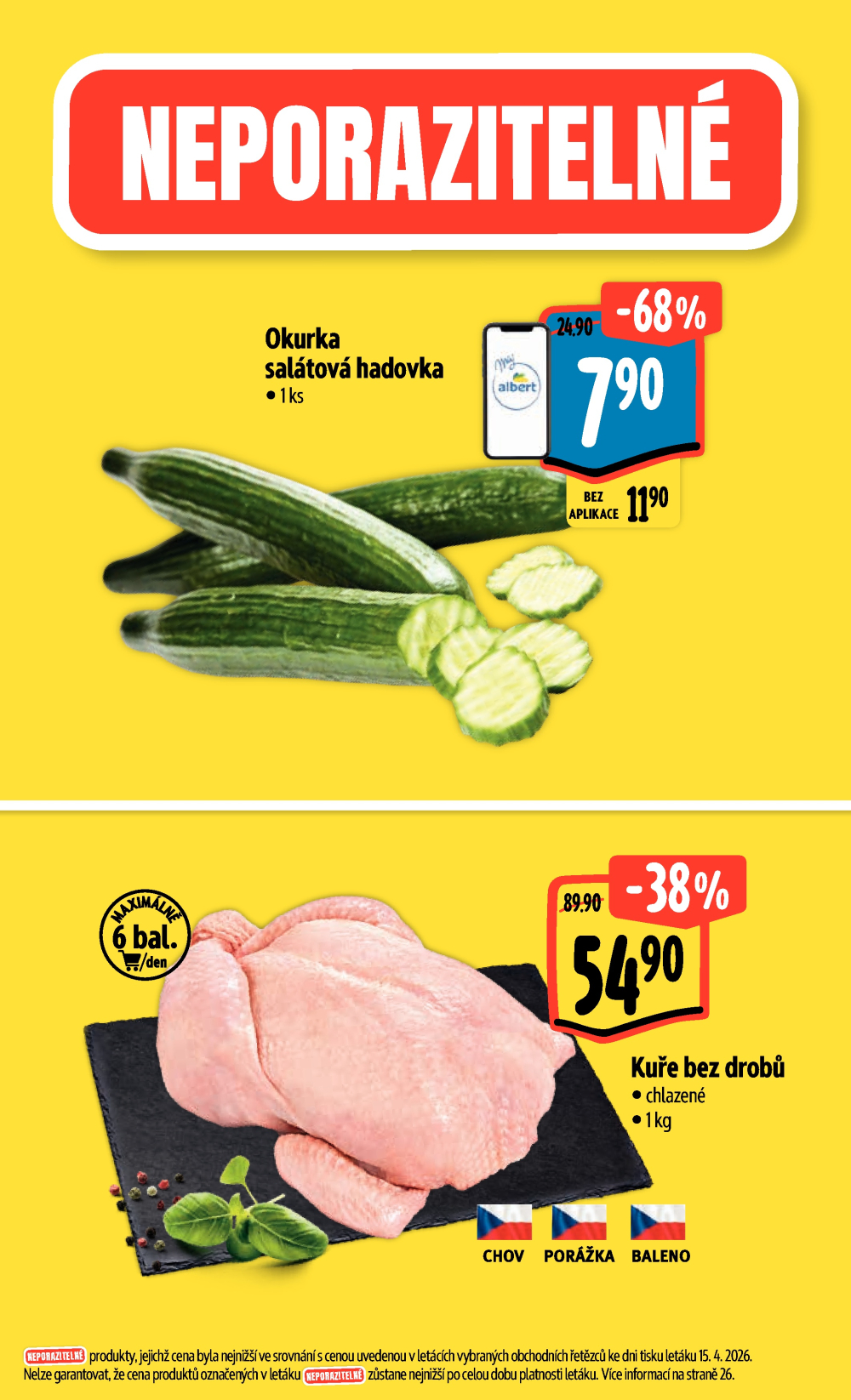 Leták Albert Hypermarket leták - Praha Galerie Harfa - strana 2