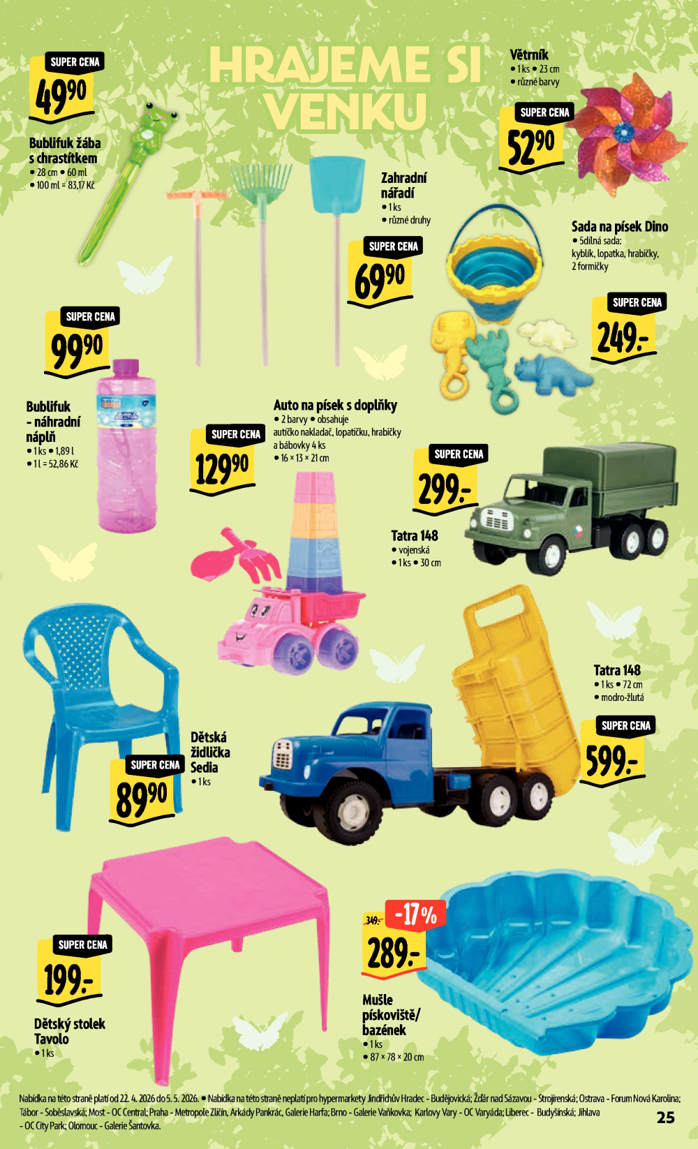 Leták Albert Hypermarket leták - Praha Galerie Harfa - strana 33