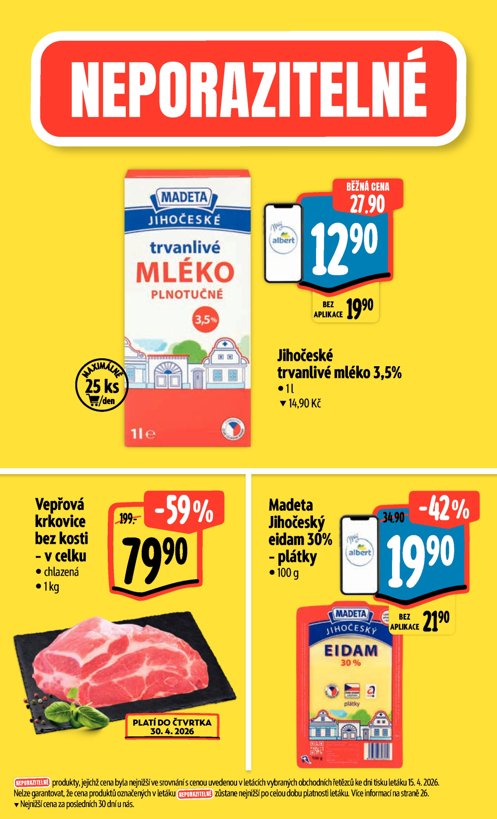 Leták Albert Hypermarket leták - Praha Galerie Harfa - strana 3