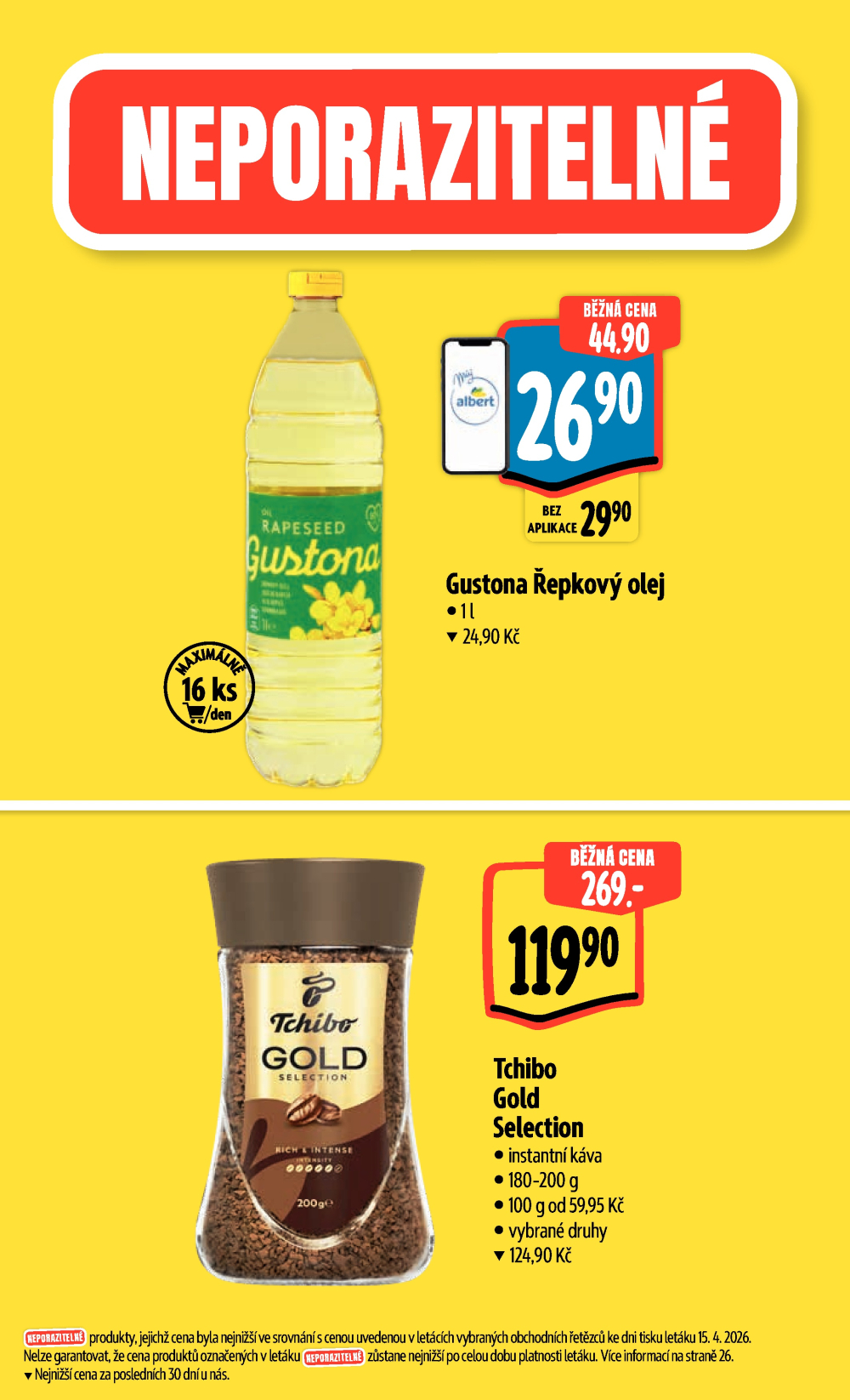 Leták Albert Hypermarket leták - Praha Galerie Harfa - strana 4