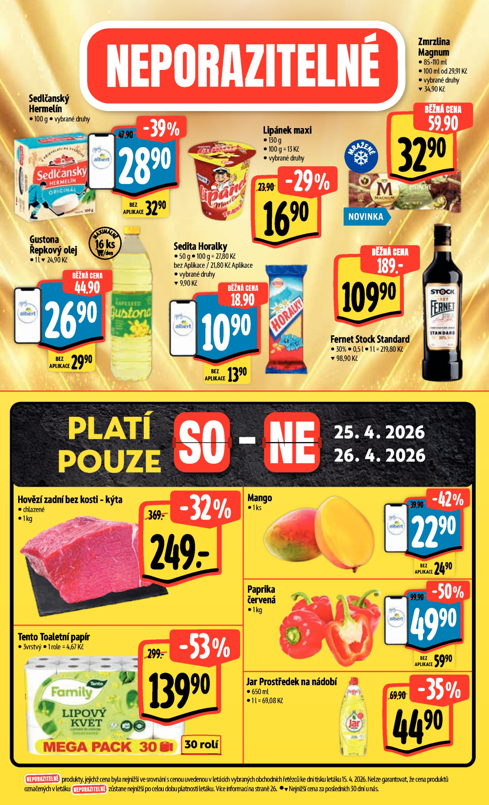 Leták Albert Hypermarket leták - Praha Galerie Harfa - strana 7