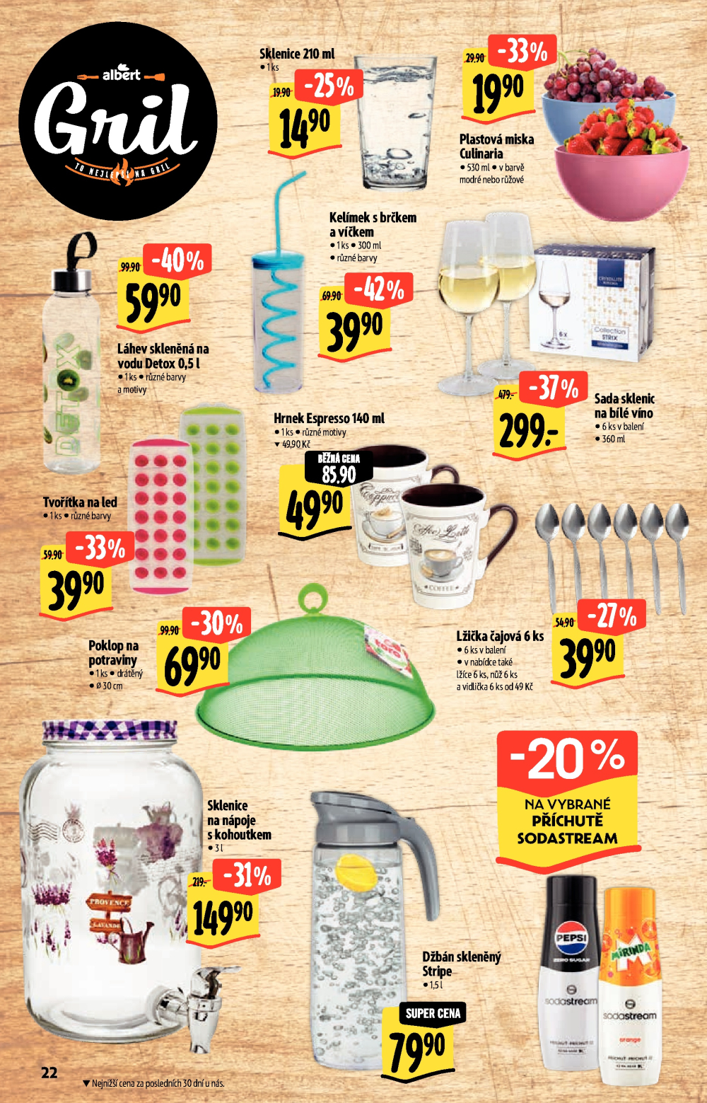Leták Albert Hypermarket - Akční katalog To nejlepší na Gril - strana 22