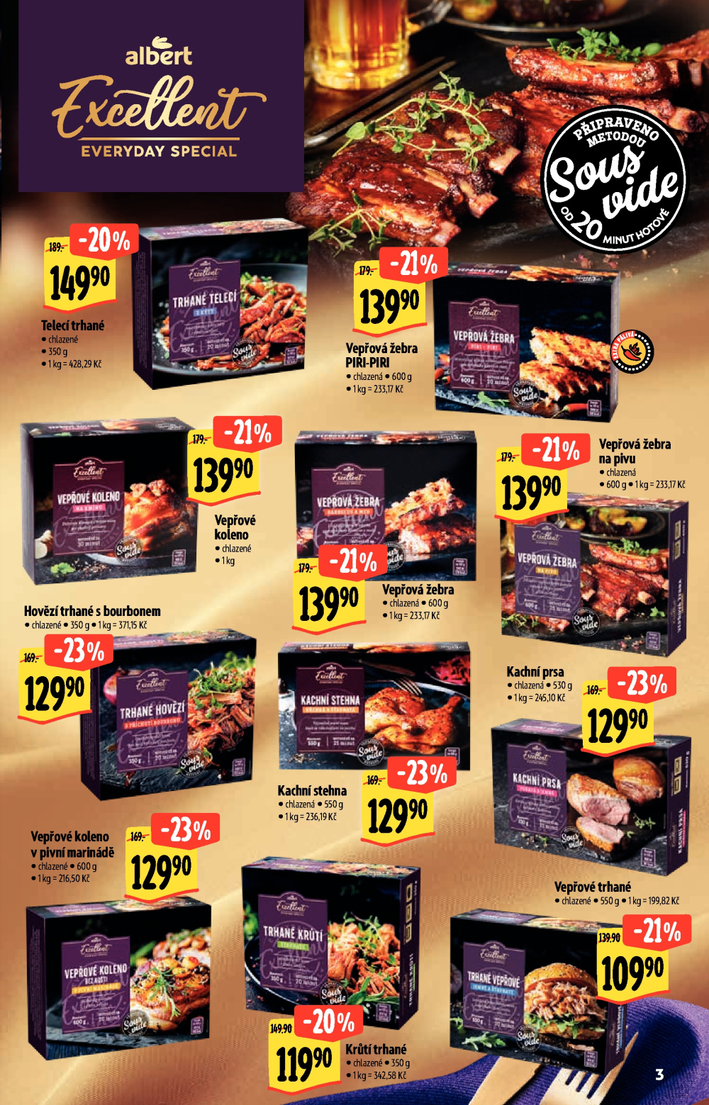 Leták Albert Hypermarket - Akční katalog To nejlepší na Gril - strana 3