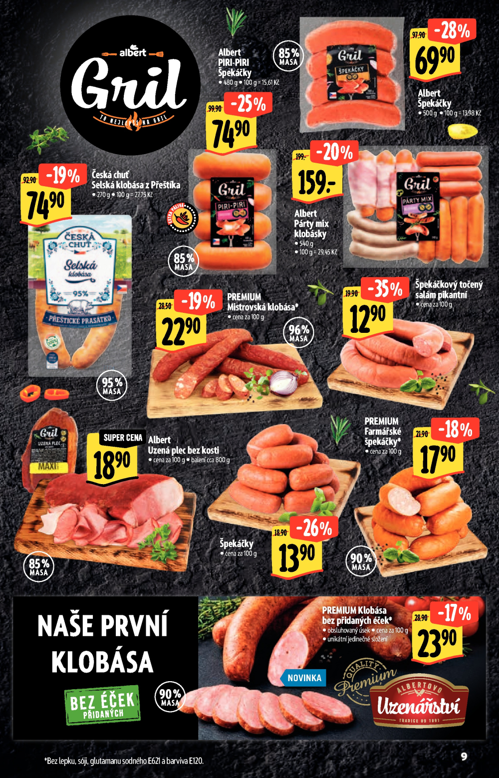 Leták Albert Hypermarket - Akční katalog To nejlepší na Gril - strana 9