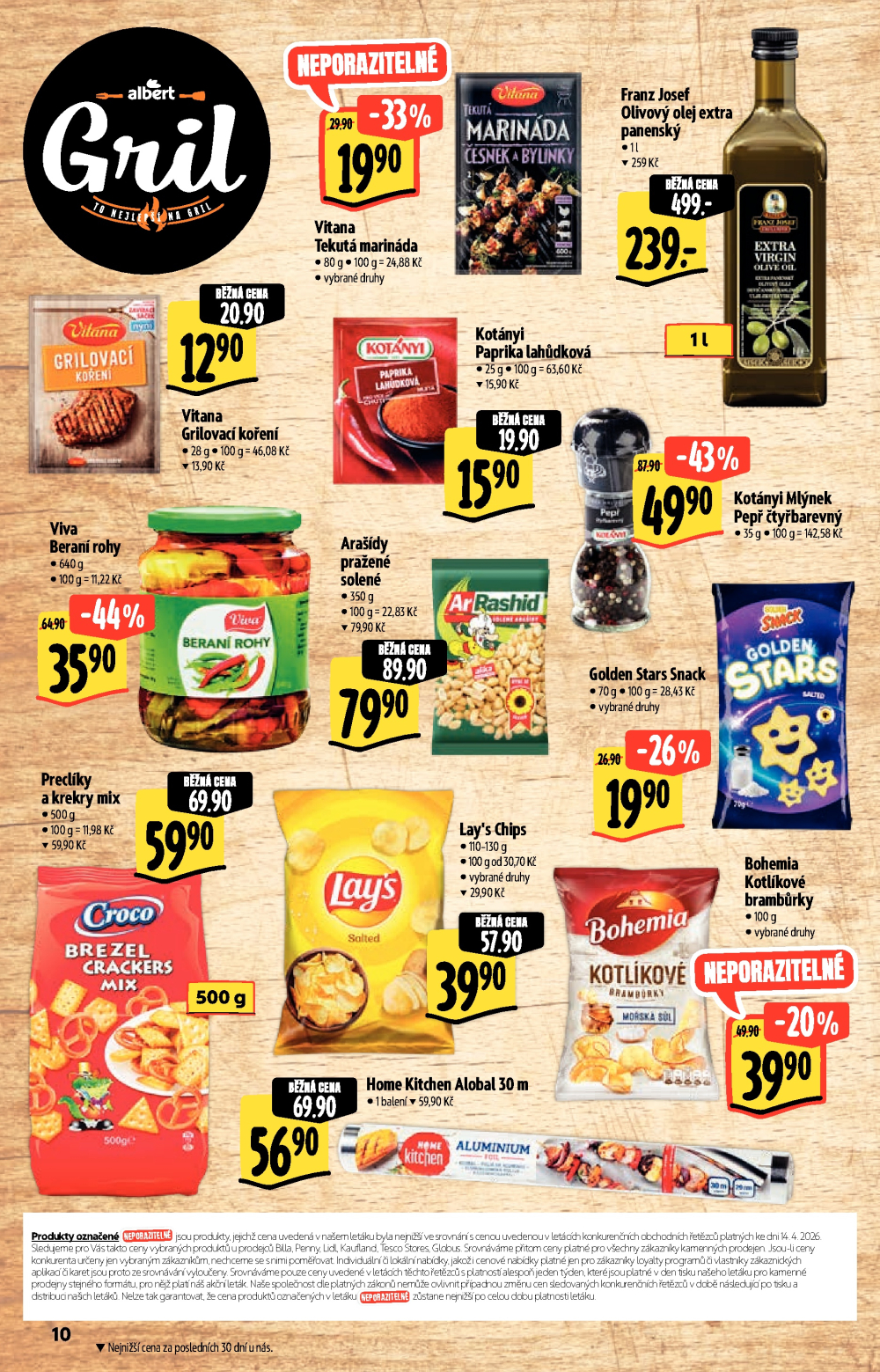 Leták Albert Supermarket - Akční katalog To nejlepší na Gril - strana 10