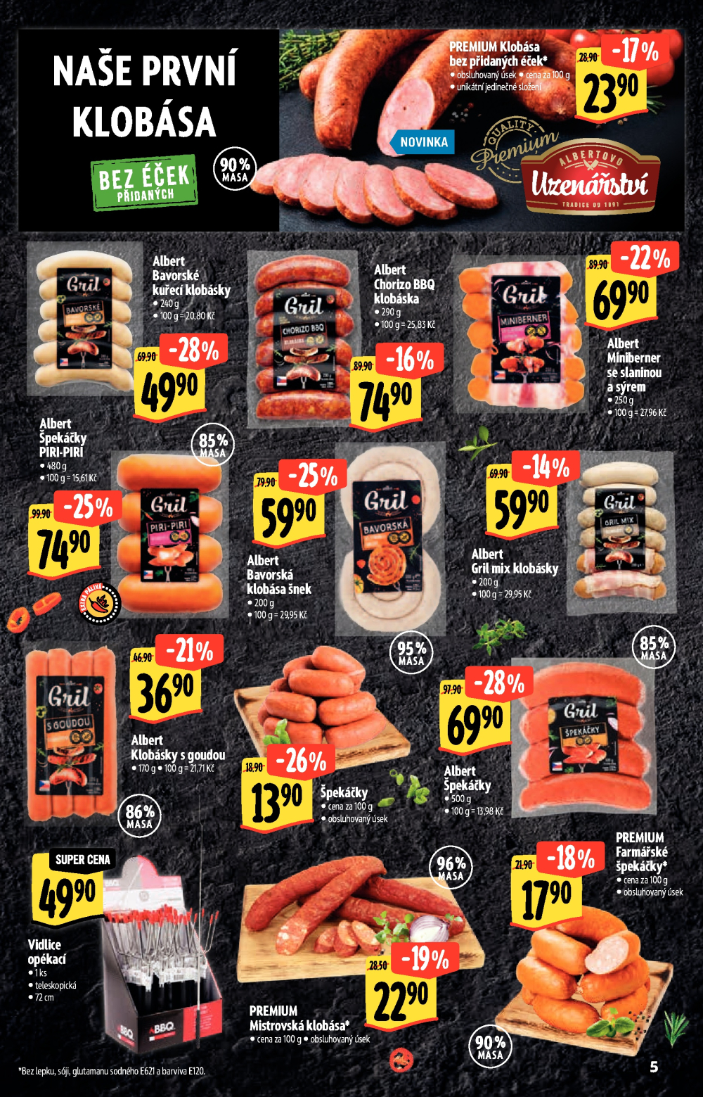 Leták Albert Supermarket - Akční katalog To nejlepší na Gril - strana 5