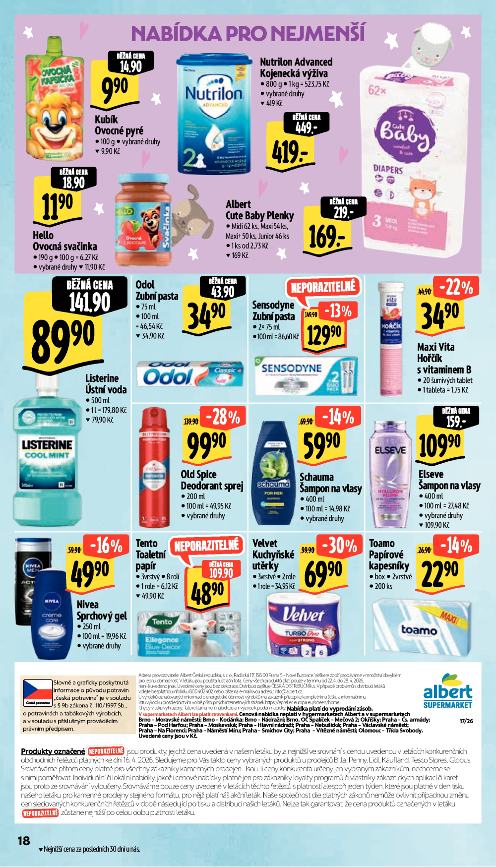 Leták Albert Supermarket leták - strana 26