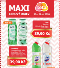 Akční leták Teta drogerie - Maxi cenový objev