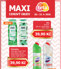 Akční leták Teta drogerie - Maxi cenový objev