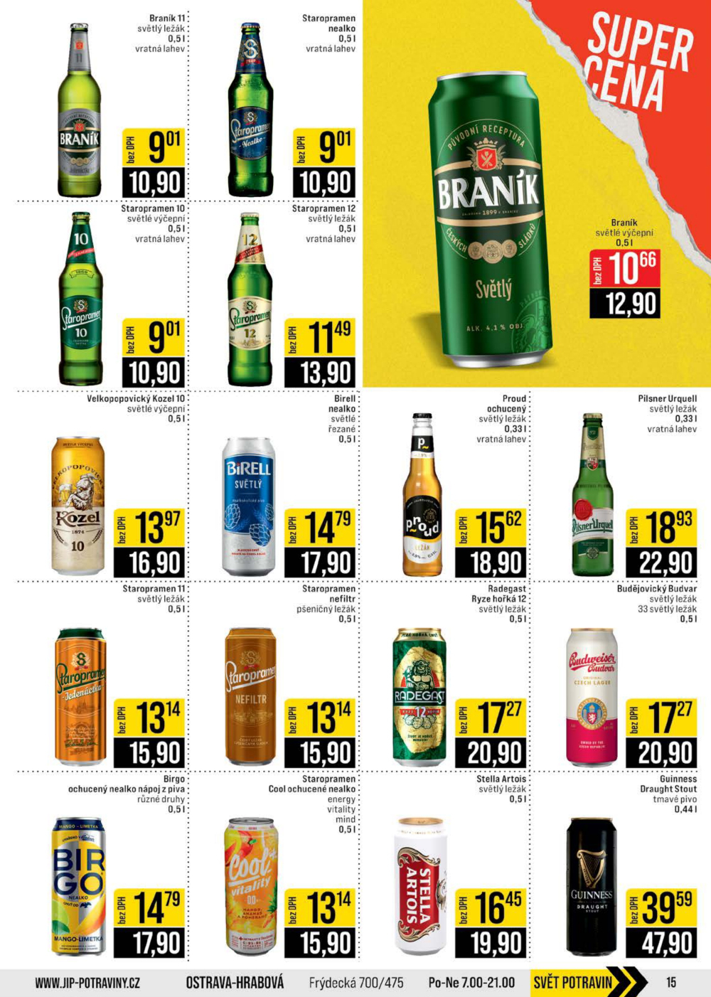 Leták JIP leták CC Cash & Carry - České Budějovice, Most, Náchod, Svoboda nad Úpou, Sušice - strana 15