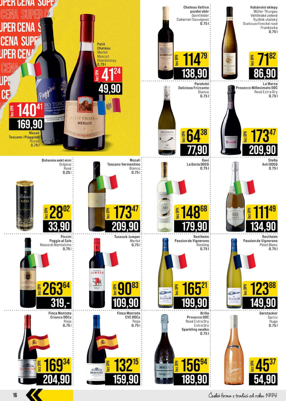 Leták JIP leták CC Cash & Carry - České Budějovice, Most, Náchod, Svoboda nad Úpou, Sušice - strana 16