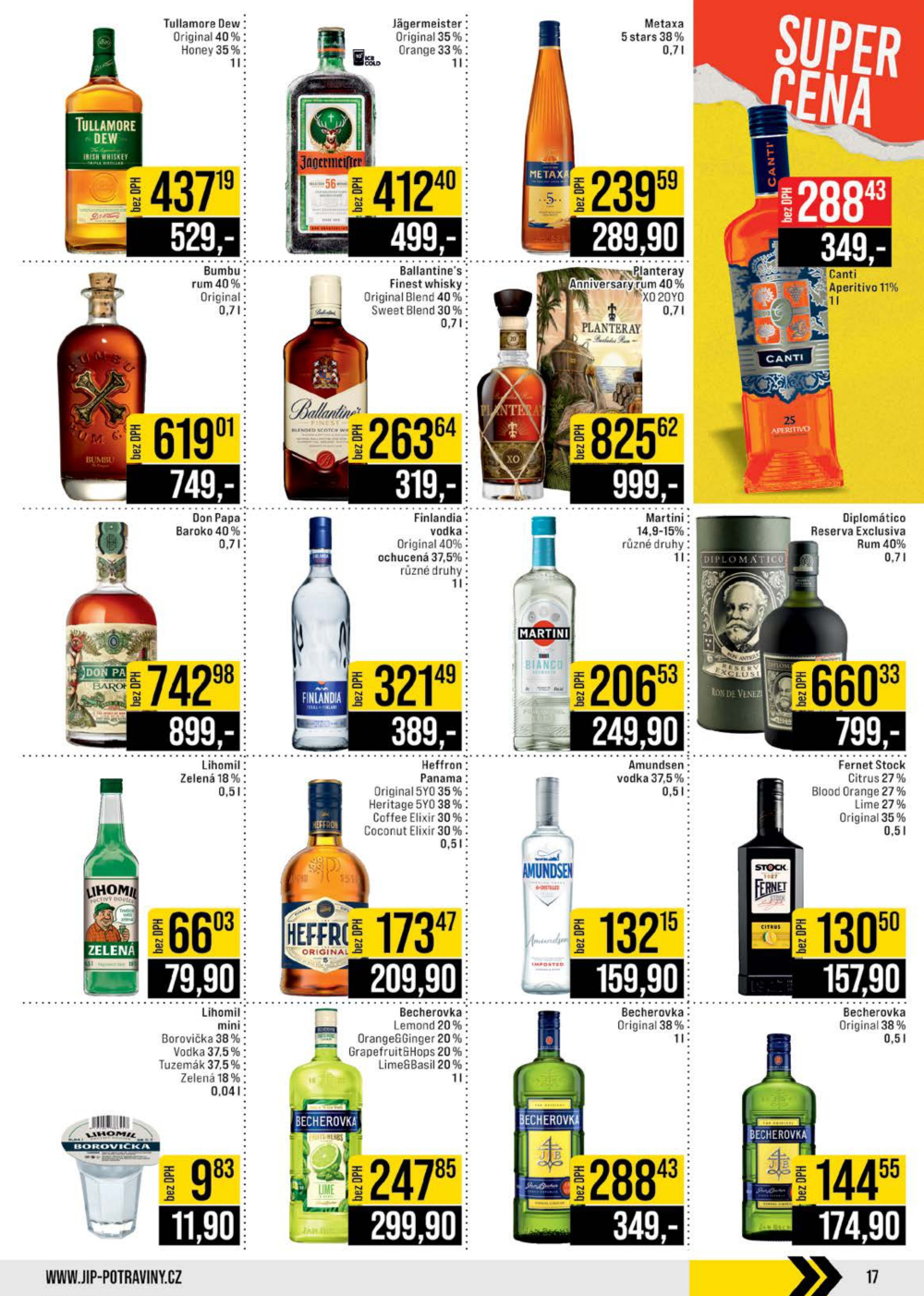 Leták JIP leták CC Cash & Carry - České Budějovice, Most, Náchod, Svoboda nad Úpou, Sušice - strana 17