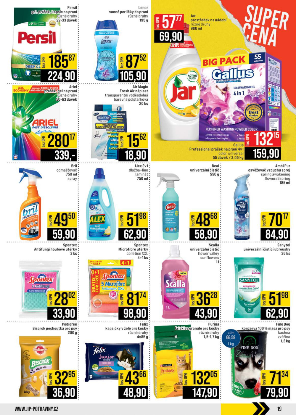 Leták JIP leták CC Cash & Carry - České Budějovice, Most, Náchod, Svoboda nad Úpou, Sušice - strana 19