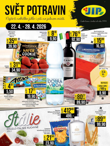 JIP leták CC Cash & Carry - České Budějovice, Most, Náchod, Svoboda nad Úpou, Sušice