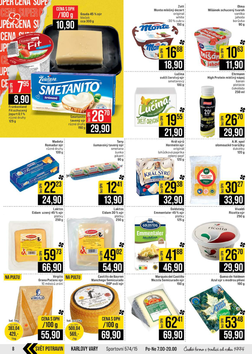 Leták JIP leták CC Cash & Carry - České Budějovice, Most, Náchod, Svoboda nad Úpou, Sušice - strana 8