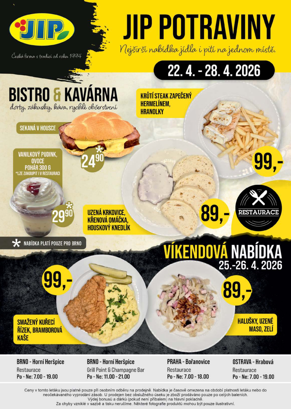 Leták JIP leták CC Cash & Carry - Brno, Ostrava, Praha, Polička, Olomouc, Karlovy Vary, Zlín, Jilemnice, Pardubice - strana 20