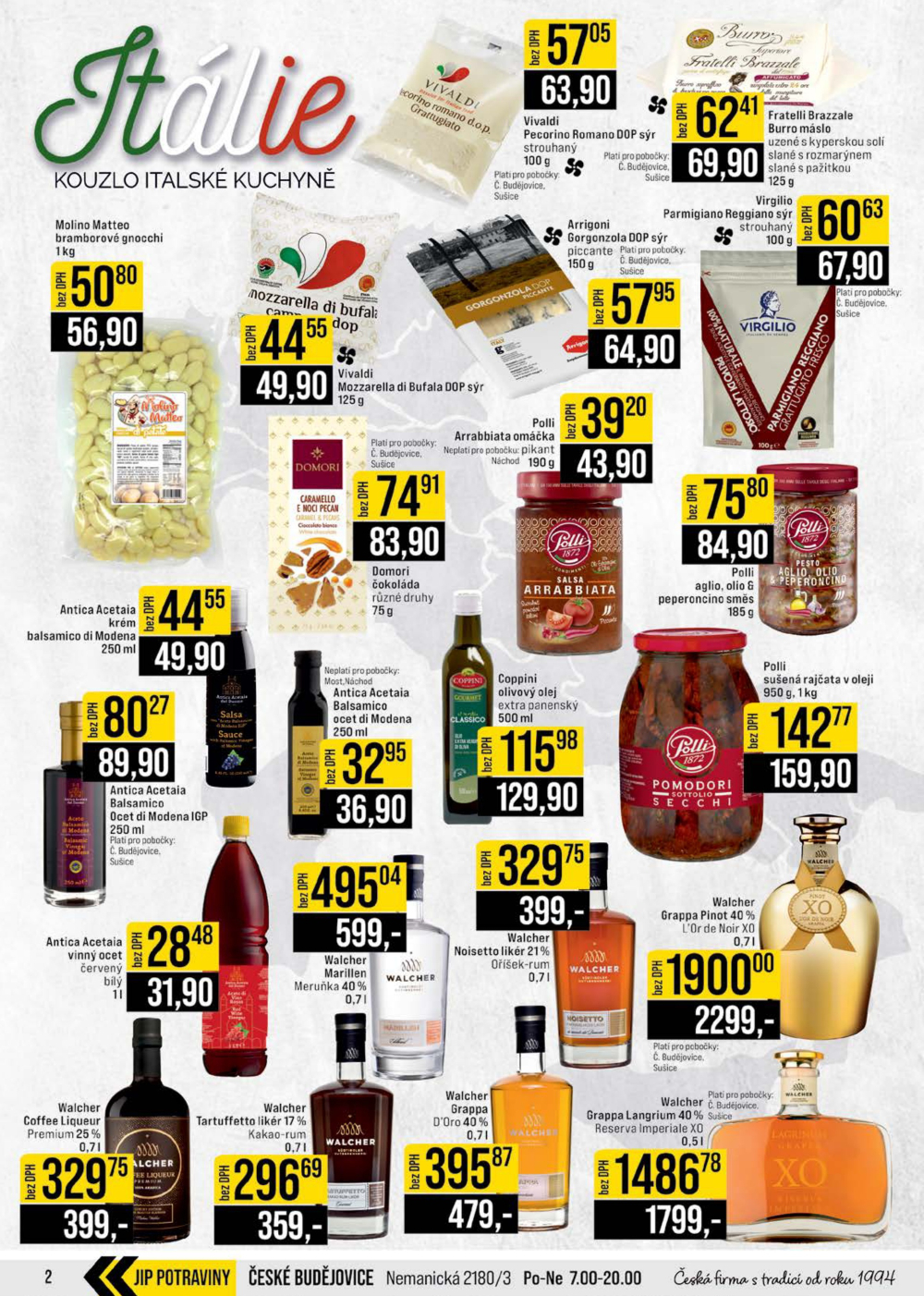 Leták JIP leták CC Cash & Carry - Brno, Ostrava, Praha, Polička, Olomouc, Karlovy Vary, Zlín, Jilemnice, Pardubice - strana 2