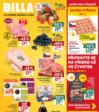 Akční leták BILLA malý 