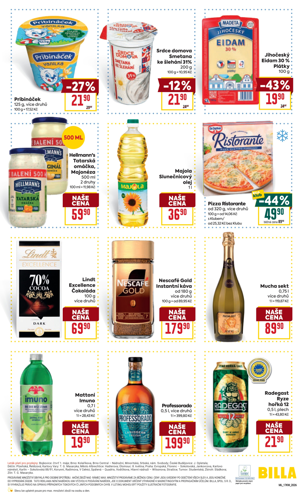 Leták BILLA malý leták - strana 3