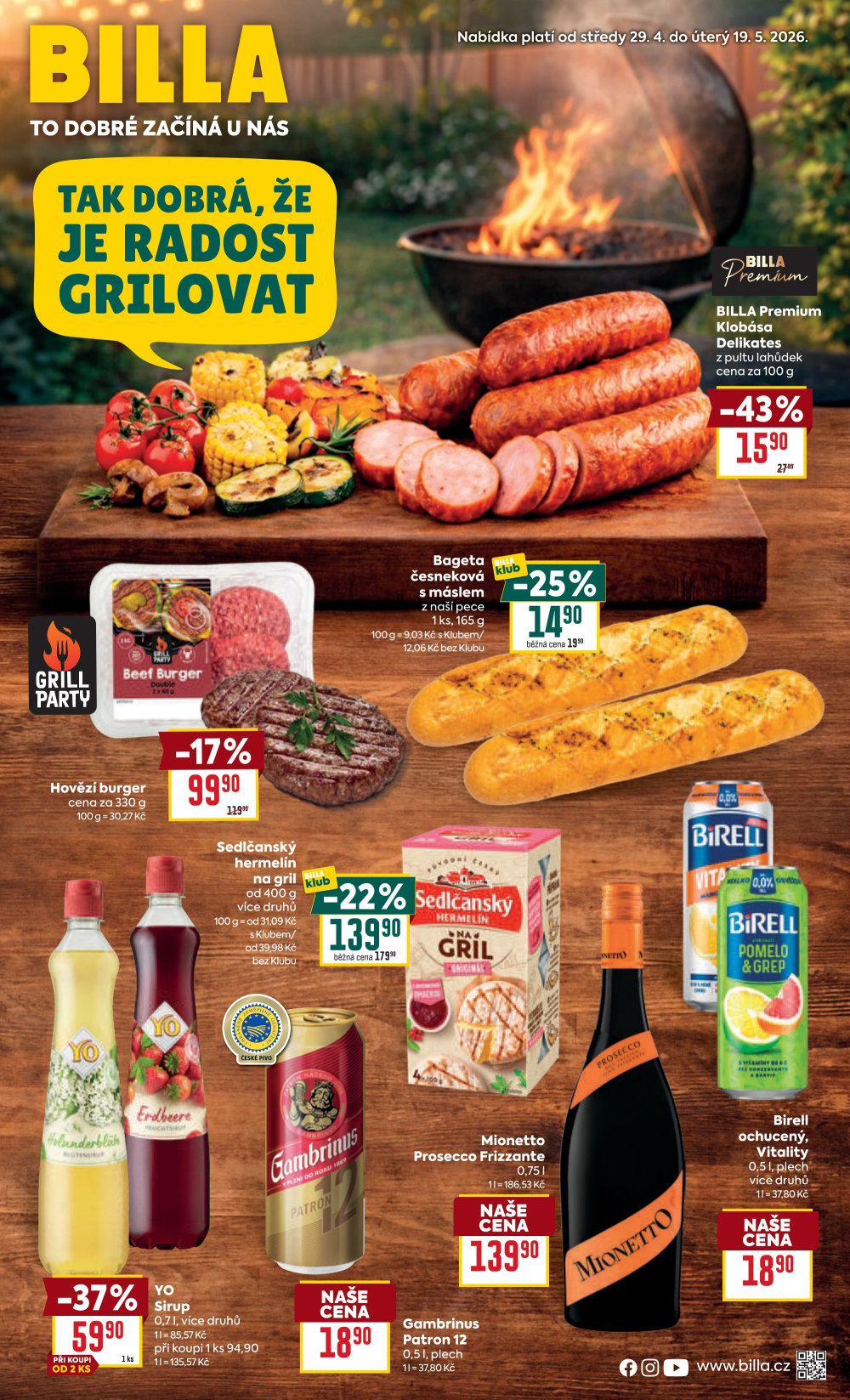 Leták BILLA leták - Grilování - strana 1