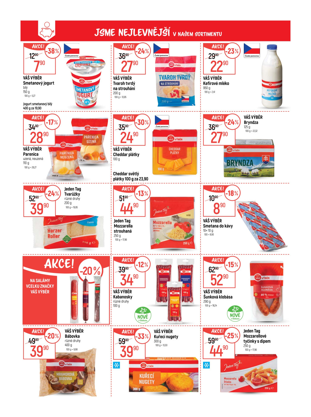 Leták Globus leták Praha - Černý Most - strana 3