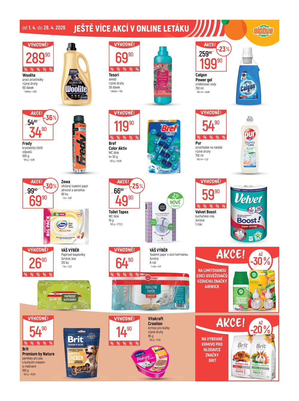 Leták Globus leták Praha - Černý Most - strana 41