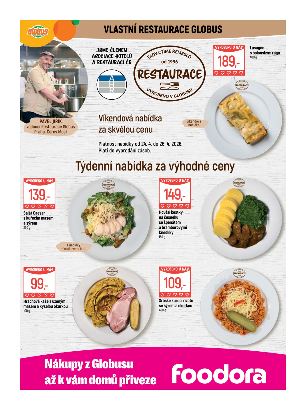 Leták Globus leták Praha - Černý Most - strana 9