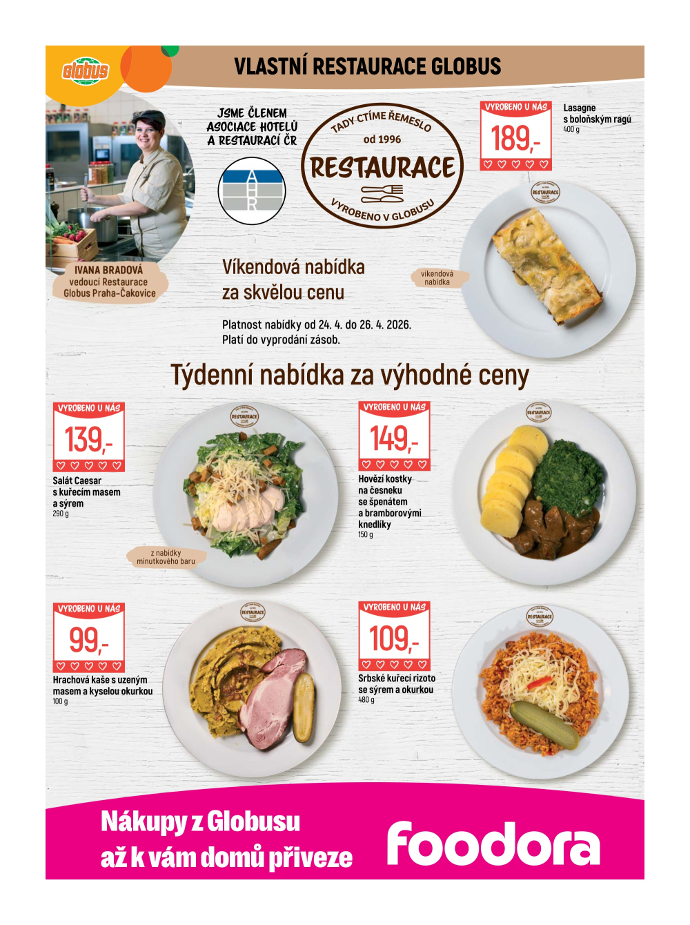 Leták Globus leták Praha - Čakovice - strana 9