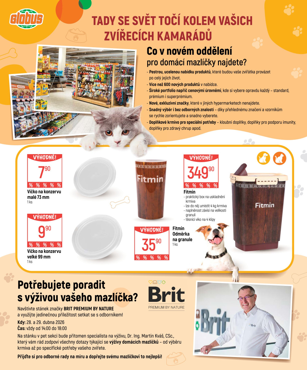 Leták Globus leták Jenišov (Karlovy Vary) - Pet food oddělení - strana 2