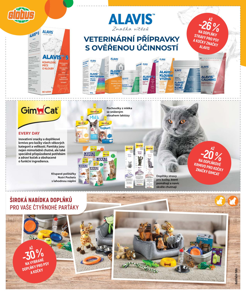 Leták Globus leták Jenišov (Karlovy Vary) - Pet food oddělení - strana 6