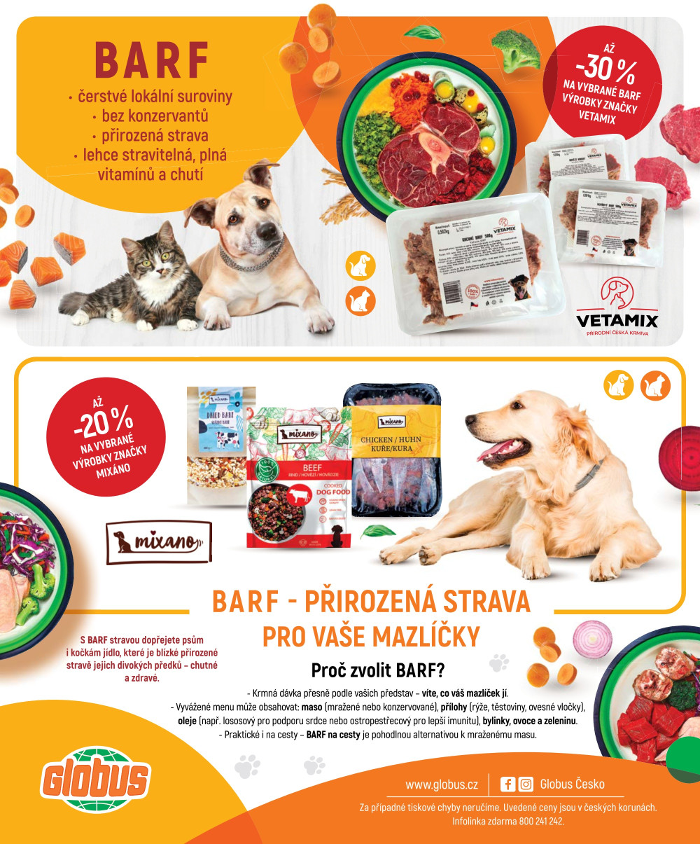 Leták Globus leták Jenišov (Karlovy Vary) - Pet food oddělení - strana 8