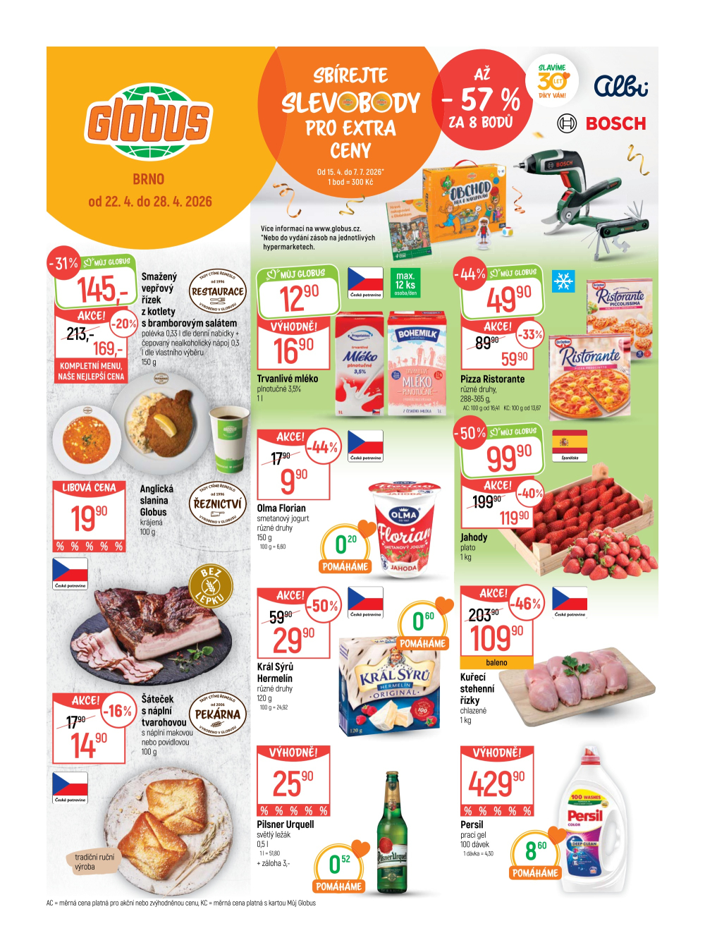 Leták Globus leták Brno - strana 1