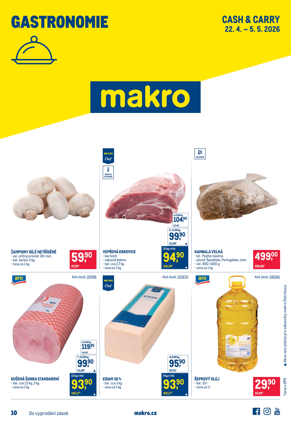 Leták Makro leták - Gastronomie - strana 1