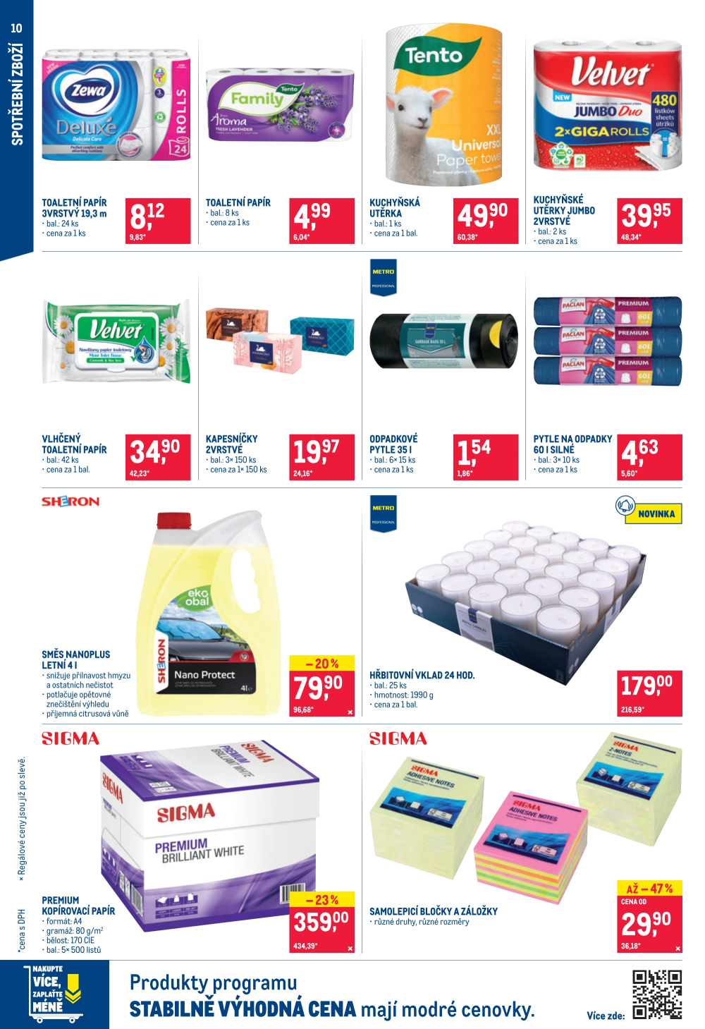 Leták Makro leták - Spotřební zboží, úklid, kosmetika - strana 10