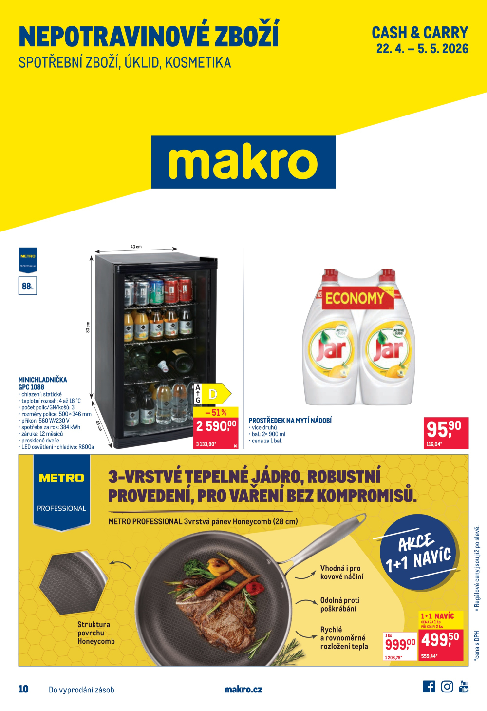 Leták Makro leták - Spotřební zboží, úklid, kosmetika - strana 1