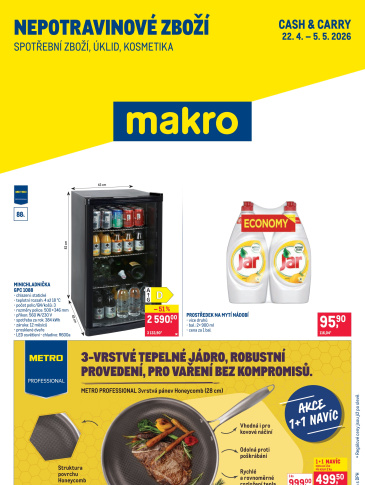 Makro leták - Spotřební zboží, úklid, kosmetika
